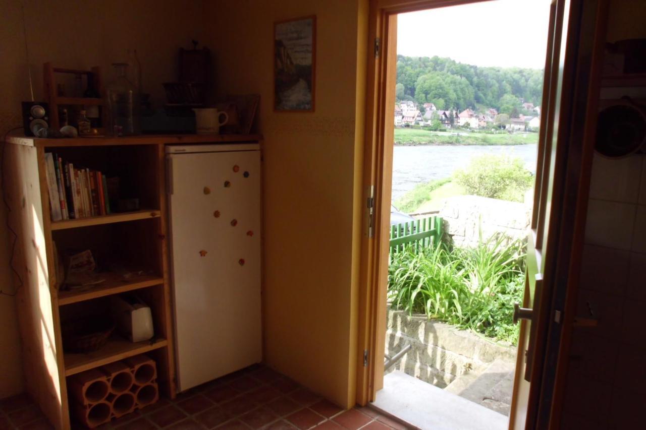 Ferienwohnung Ferien im Denkmal an der Elbe Stadt Wehlen Exterior foto